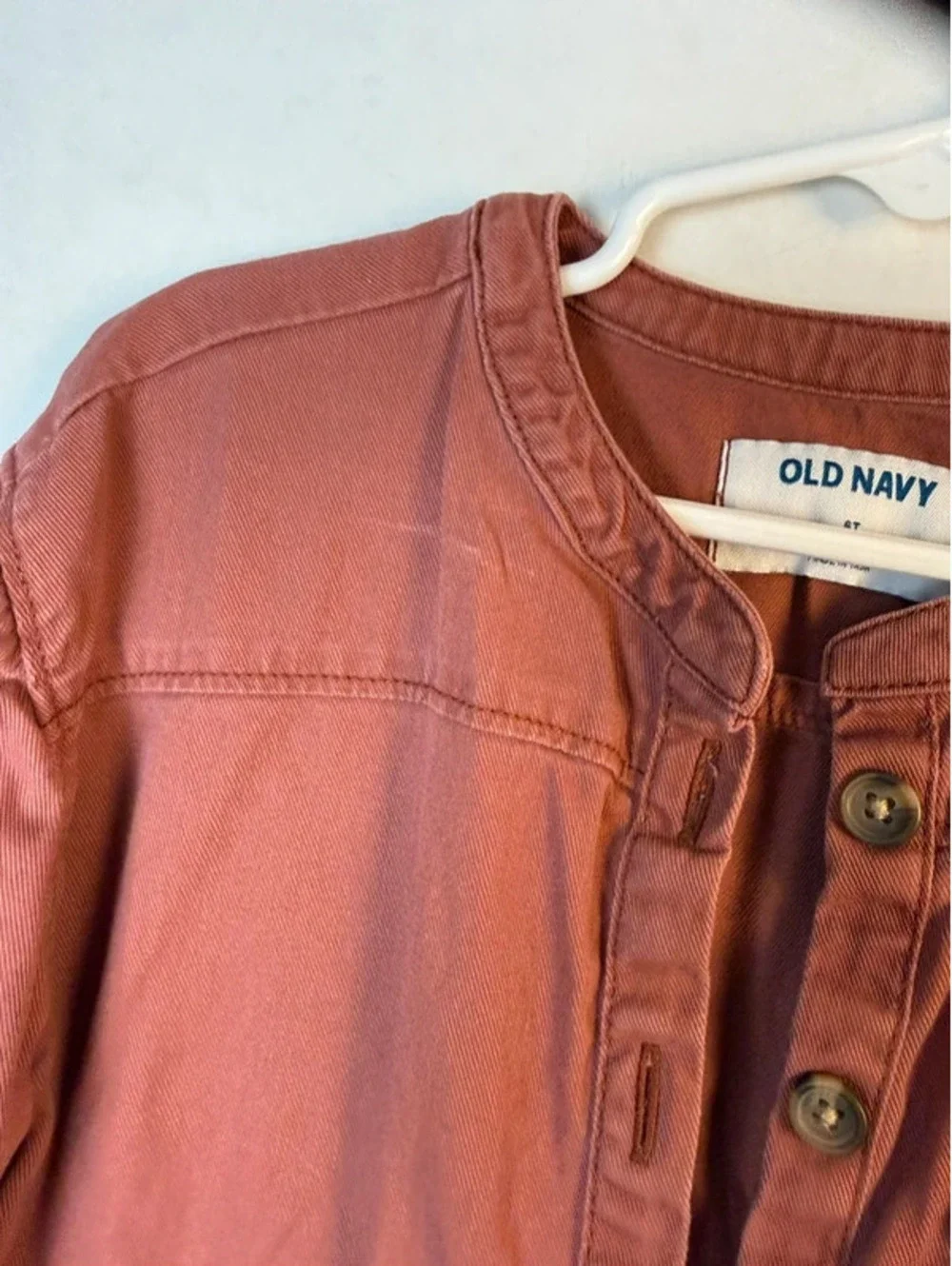 Maroon girls coverall one piece size 6T